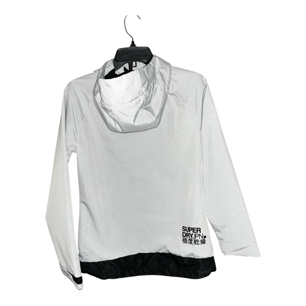 Women’s Superdry Grey Solid Windcheater Sporty Ja… - image 6